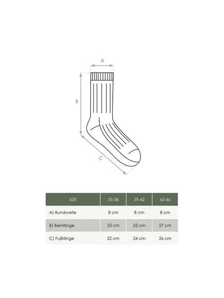 FUXBAU FUXBAU Alpaka Schafwollsocken, Beige, – Produktbild 1 von 4