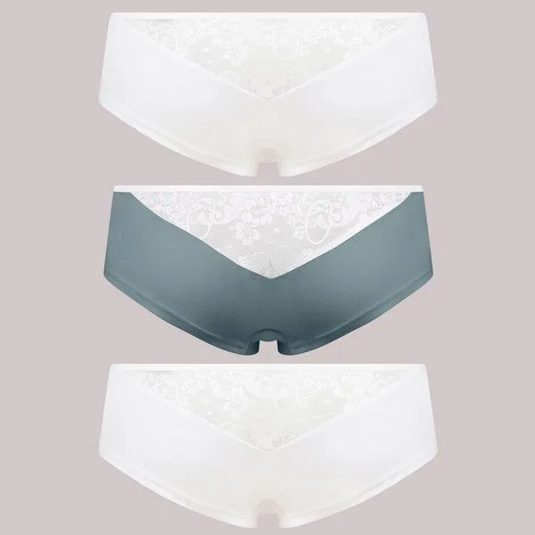 Frija Omina Frija Omina SET: Bio Hipster Jondel Spitze, Weiß-hellgrau (weiß), – Produktbild 1 von 2