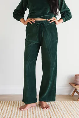 TWOTHIRDS TWOTHIRDS Damen vegan Hose Abruka Dunkelgrün – Produktbild 1 von 1