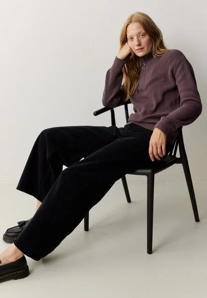 recolution Damen Cordhose aus Bio-Baumwolle - ERICA CORDUROY - recolution, Black (schwarz), – Produktbild 2 von 4