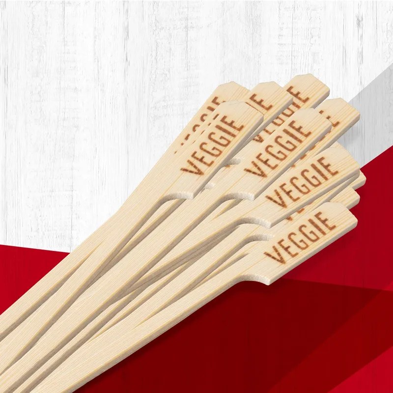 Fackelmann Fackelmann Fingerfoodsticks Veggie, 15cm, 25 Stk, FSC™-zertifizierter Bambus – Produktbild 2 von 2