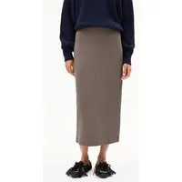 ARMEDANGELS ARMEDANGELS PATINAA Damen Jerseyrock aus LENZING ECOVERO Viskose Mix, Walnut cream, – Produktbild 1 von 1