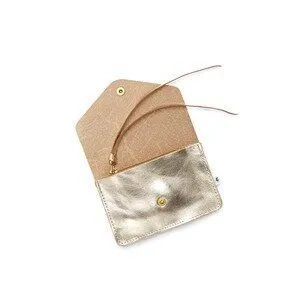 ELEKTROPULLI ELEKTROPULLI Kleines Portemonnaie PAULINE aus Leder, Gold, – Produktbild 3 von 4