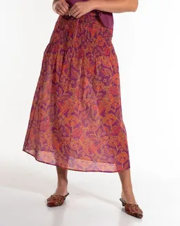 Alma & Lovis Alma & Lovis 2 in 1: Print-Kleid und -Rock aus Bio-Baumwoll-Batist | Phoenix Skirt Dress – Produktbild 1 von 1