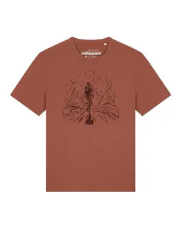 watapparel watapparel T-Shirt Unisex Berge und Mountainbike – Produktbild 1 von 1