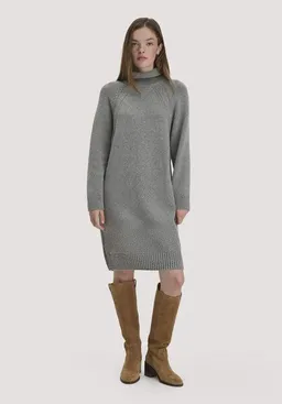 hessnatur hessnatur Strickkleid Relaxed aus Bio-Merinowolle mit Bio-Baumwolle – Produktbild 1 von 1