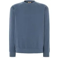 JHK JHK Unisex Classic Sweatshirt Sweater Pullover Everest Rundhals ohne Kapuze, Blau (steel), – Produktbild 1 von 1