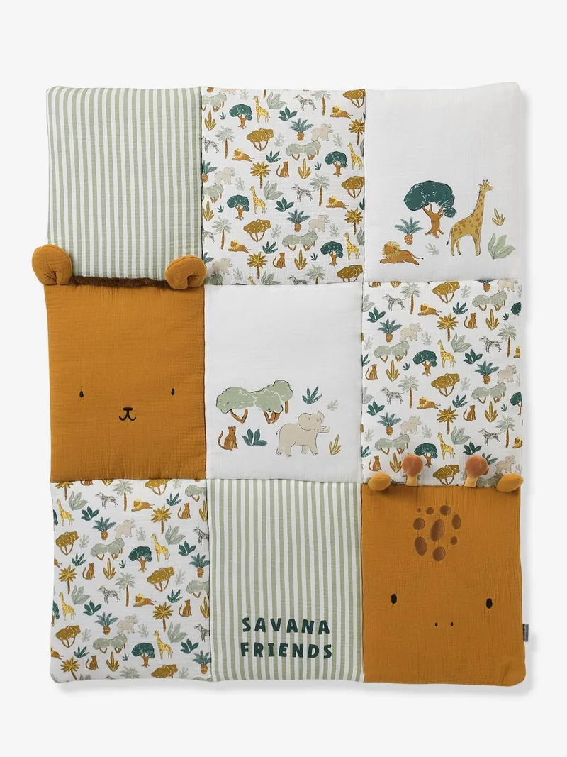 Vertbaudet Baby Patchwork-Spieldecke, Mehrfarbig, – Produktbild 2 von 4