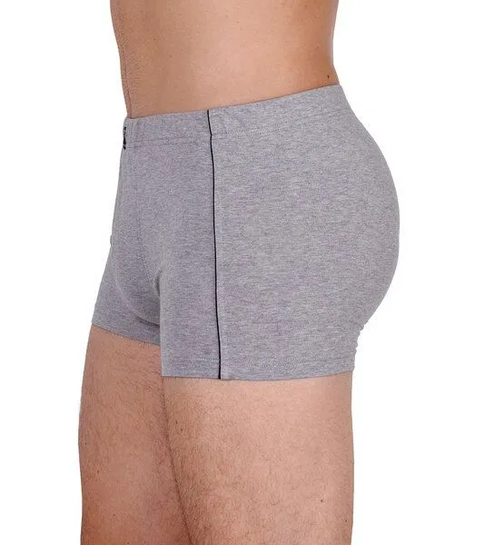 Haasis Bodywear Haasis Bodywear Herren Pants 3er Pack ohne Eingriff, Single Jersey,, Schwarz/graumeliert, – Produktbild 4 von 4