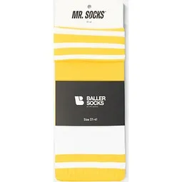 MR. SOCKS Ballertubes, 37-41, Yellow / White – Produktbild 1 von 1