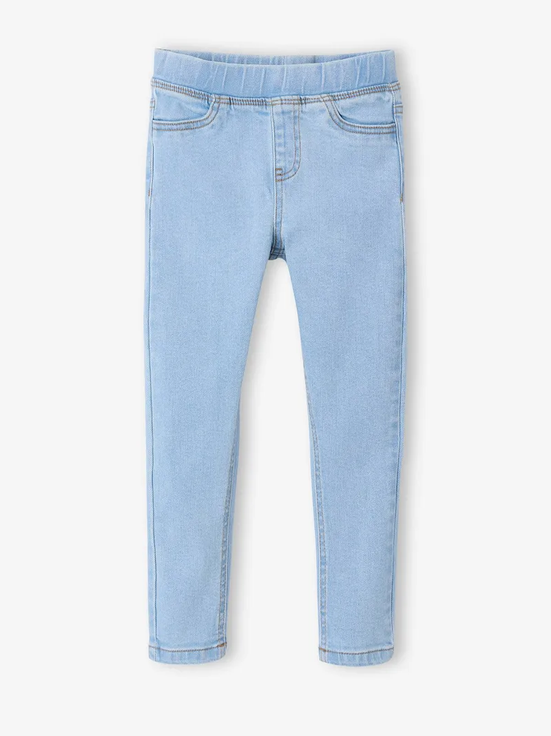 Vertbaudet Jeggings Mädchen BASIC 2 Taschen hinten gebleicht, Gebleicht, – Produktbild 1 von 2