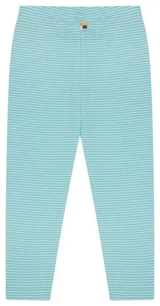loud + proud loud + proud Babys & Kinder Leggings Streifen, GOTS-zertifiziert, Cyan(blau), – Produktbild 3 von 3