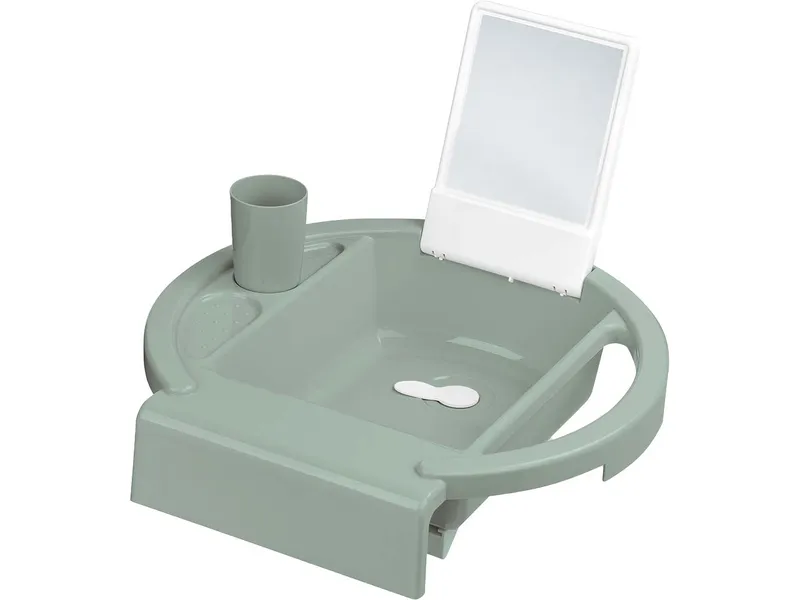 rotho babydesign rotho Kinderwaschbecken "AVA" aus Recyclingkunststoff, sage green – Produktbild 2 von 2