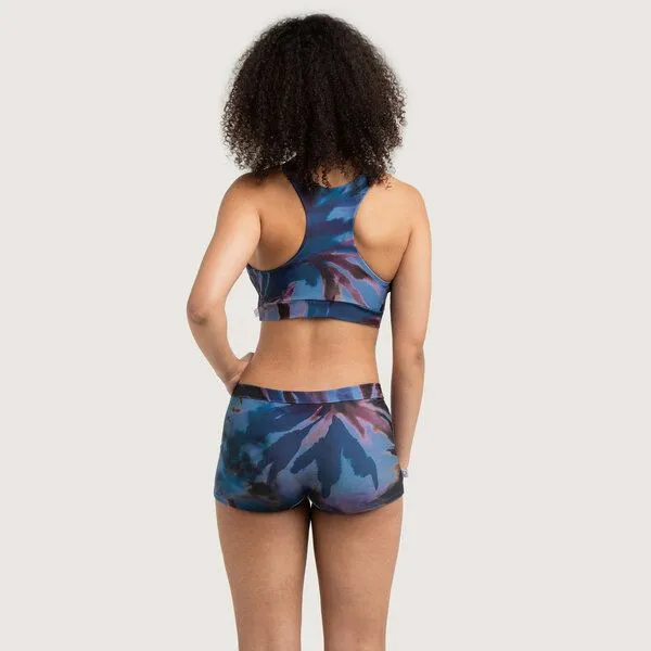 Frija Omina Frija Omina Recycling Damen-Badeshorts Isi Muster, Juvel tinto (rot), – Produktbild 2 von 2
