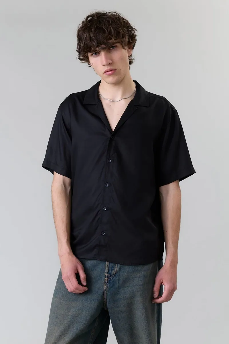 Yahmo Yahmo Herren vegan Shirt Muck Schwarz, Schwarz, – Produktbild 2 von 2