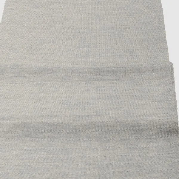 LANARTO slow fashion LANARTO slow fashion Schal Uni einfarbig gestrickt aus mulesingfreier Merinowolle, Hellgrau, – Produktbild 2 von 2