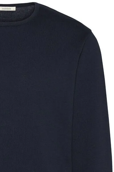 Wunderwerk Wunderwerk Herren Rundhals Pullover aus 100% Biobaumwolle "Core crewknit co male", Dunkel blau (old navy), – Produktbild 3 von 4