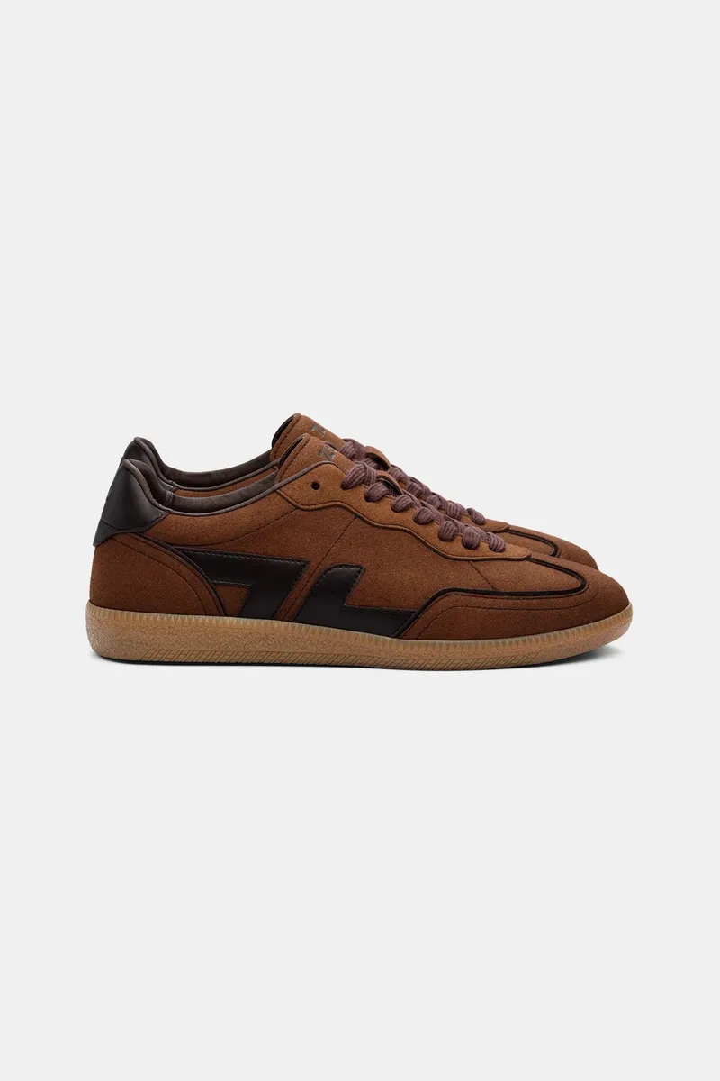 Zèta Zèta Herren vegan Sneaker Delta Nuts Braun, Dunkelbraun, – Produktbild 1 von 2