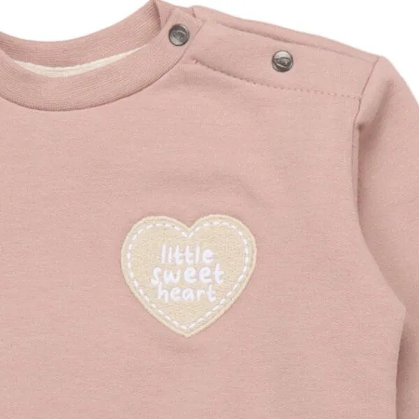 Walkiddy Walkiddy Bio-Baumwolle Kindersweatshirt - Tiny Flowers Pink - Nachhaltig & Hautfreundlich, Pink, – Produktbild 2 von 2