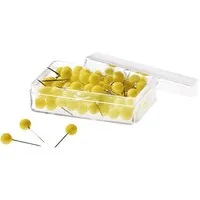 100 Stk. Moderationsnadeln gelb 6 x 15 mm – Produktbild 1 von 1