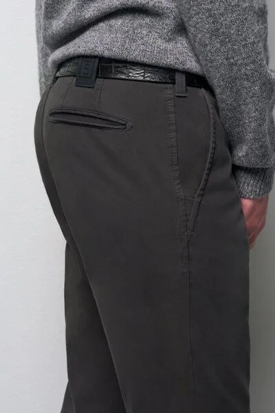 M 5 BY MEYER M 5 BY MEYER MIKROSTRUKTUR SUPER-STRETCH CHINO, Grau (anthrazit), – Produktbild 5 von 5