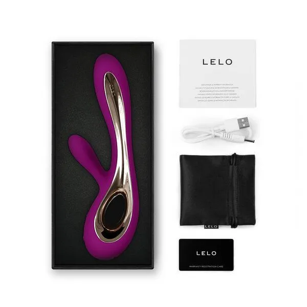 LELO G-Punkt- und Klitorisvibrator (Rabbit-Vibrator) - LELO SORAYA 2, Tiefes rosa, – Produktbild 3 von 4