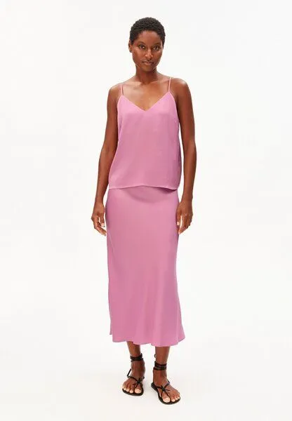 ARMEDANGELS ARMEDANGELS SATIN SPAGHETTI Damen Naia Renew Mix, Washed berry, – Produktbild 4 von 4