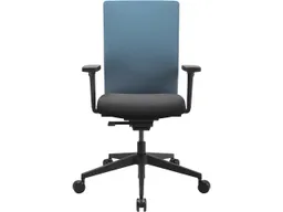Topstar Topstar Bürodrehstuhl "AirWork G" mit Armlehnen, Sitz schwarz, Rücken petrol – Produktbild 1 von 1