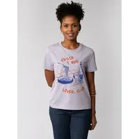 watapparel watapparel T-Shirt Frauen Pasta lover club, Lavender, – Produktbild 1 von 1