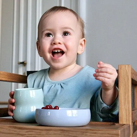 Zaunkönig Zaunkönig Porzellanbecher / Kindergeschirr, Grün, – Produktbild 2 von 4
