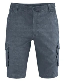 HempAge Hempage Herren vegan Cargo Shorts Graphite – Produktbild 1 von 1