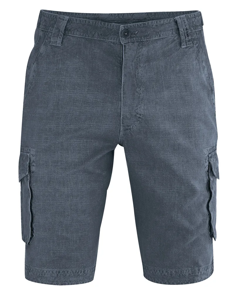 HempAge Hempage Herren vegan Cargo Shorts Graphite, Grau, – Produktbild 1 von 2