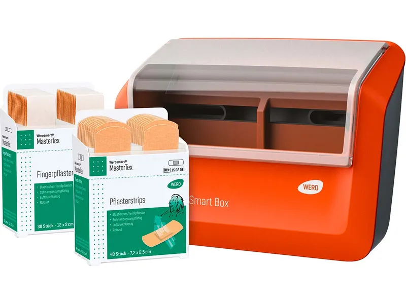 WERO WERO Pflasterspender 'Smart Box' gefüllt mit Pflaster 'MasterTex' – Produktbild 1 von 1