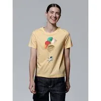 watapparel watapparel T-Shirt Frauen Balloon Spaceman, Nispero, – Produktbild 1 von 1