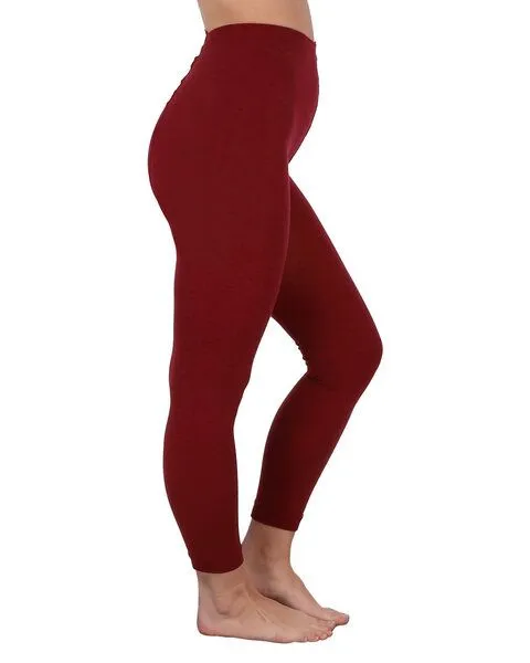 grödo grödo Damen Feinlegging blickdicht Bio Baumwolle mit Elasthan, Rost, – Produktbild 3 von 4