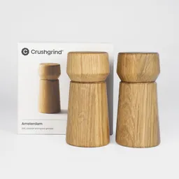 Gewürzmühle Rosenheim Gewürzmühlen-2er-Set, Amsterdam, Eiche, 11 cm – Produktbild 1 von 1