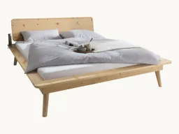 Massivholzbett "Zanira" | Wildeiche geölt/gewachst | 140x200 cm – Produktbild 1 von 1