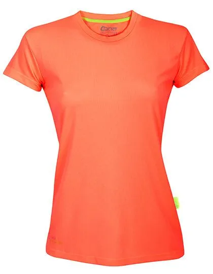 Cona Sports Cona Sports Evolution Mesh Sportsshirt für Damen, Neon peach, – Produktbild 2 von 3
