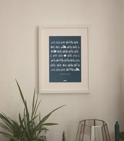 päfjes päfjes Radfahren ist schön - Poster A4 – Produktbild 1 von 1