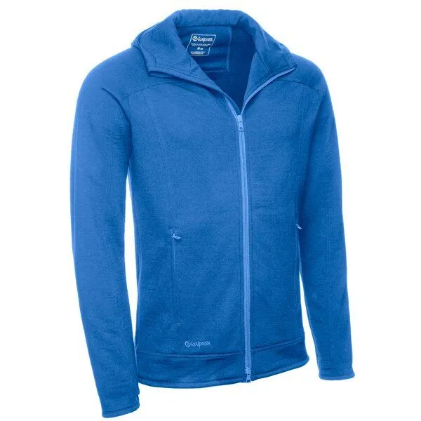 Kaipara - Merino Sportswear Kaipara - Merino Sportswear Merino Hoody Sweat Jacke 270 Herren, Royal, – Produktbild 2 von 4