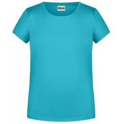 James & Nicholson James & Nicholson T-Shirt für Mädchen in klassischer Form 8007G Gr. S-110/116 pacific – Produktbild 1 von 1