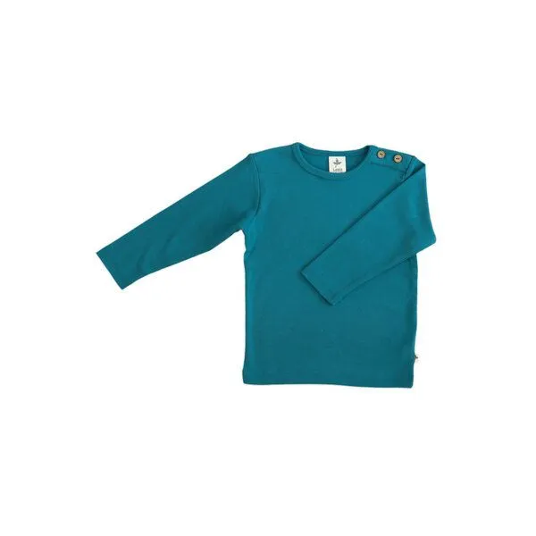 Leela Cotton Leela Cotton Langarmshirt, Ozeanblau, – Produktbild 1 von 1