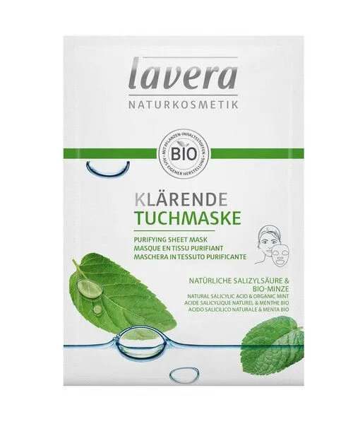 lavera lavera Klärende Tuchmaske – Produktbild 2 von 2