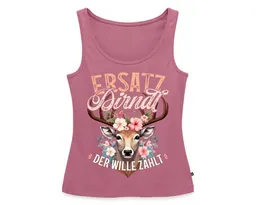Spreadshirt T-Shirt Ersatz Dirndl Tracht Premium Tank Top Damen (1-tlg) Normaler Schnitt für optimale Passform – Produktbild 1 von 1
