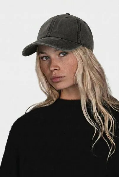 Lou-i Lou-i Cap Vintage Style Baumwolle, Schwarz, – Produktbild 2 von 4
