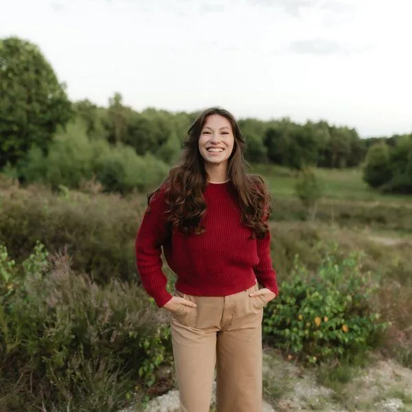 NORDLICHT NORDLICHT Grobstrick Pullover aus 100% Baumwolle MARA, Hellrot (rot), – Produktbild 4 von 4