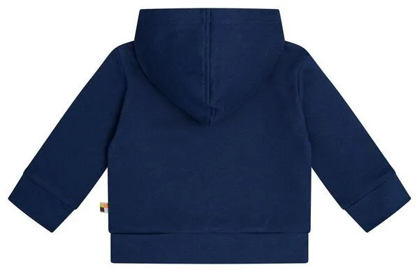loud + proud loud + proud Babys & Kinder Hoodie mit Druckmotiv, GOTS-zertifiziert, Ultramarine, – Produktbild 2 von 2