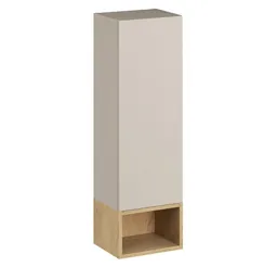 Lomadox Hängeschrank DURANGO-56 30 cm breit in Eiche und kaschmit, 1 Tür, 1 Fach – Produktbild 1 von 1