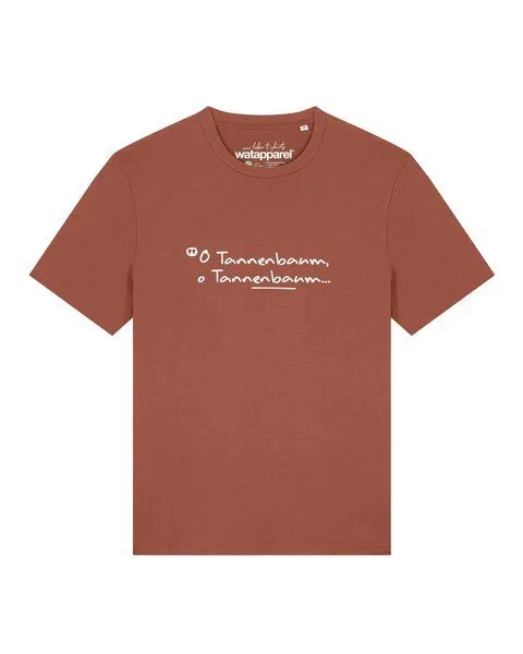 watapparel watapparel T-Shirt Unisex O Tannenbaum, Heritage brown, – Produktbild 1 von 2