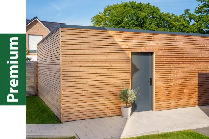 woodstore24 Douglasie Premium Fassadenverkleidung, Massivholz, Rhombusprofil 27 x 68 mm in 2,00 m Länge - natur – Produktbild 1 von 1